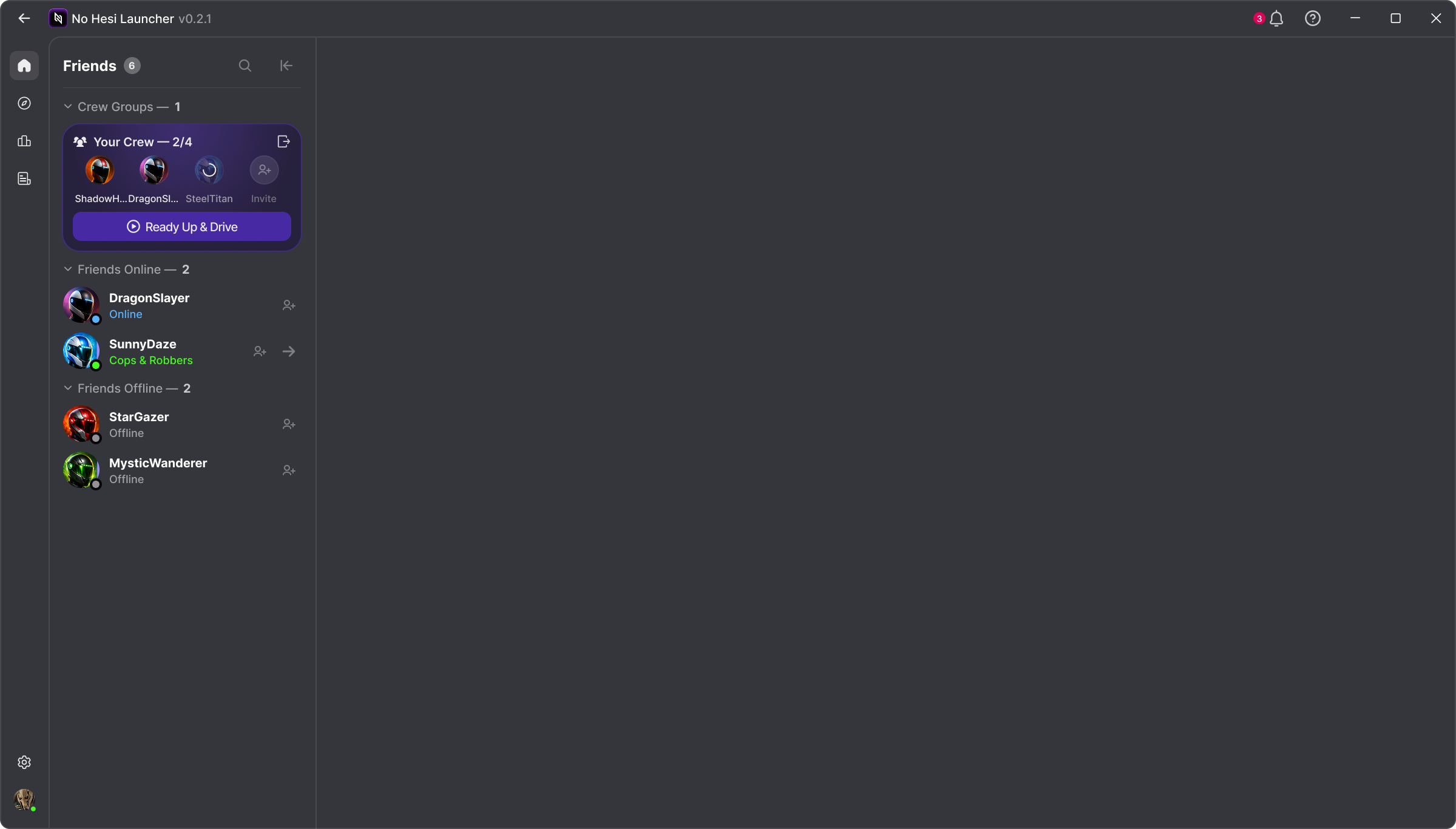 No Hesi Launcher
